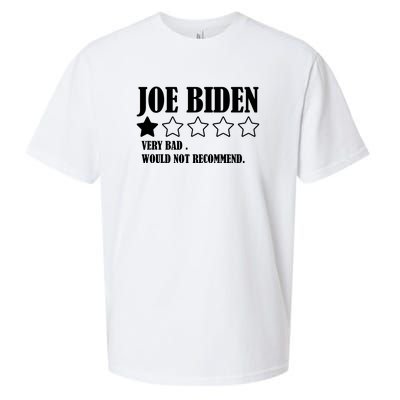 Joe Biden One Star Review Very Bad Would Not Recommend Sueded Cloud Jersey T-Shirt