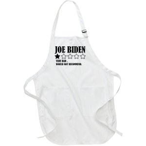 Joe Biden One Star Review Very Bad Would Not Recommend Full-Length Apron With Pockets