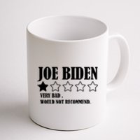 Joe Biden One Star Review Very Bad Would Not Recommend Coffee Mug