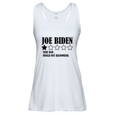 Joe Biden One Star Review Very Bad Would Not Recommend Ladies Essential Flowy Tank