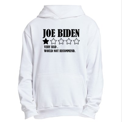 Joe Biden One Star Review Very Bad Would Not Recommend Urban Pullover Hoodie