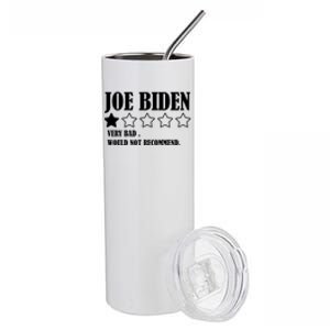 Joe Biden One Star Review Very Bad Would Not Recommend Stainless Steel Tumbler