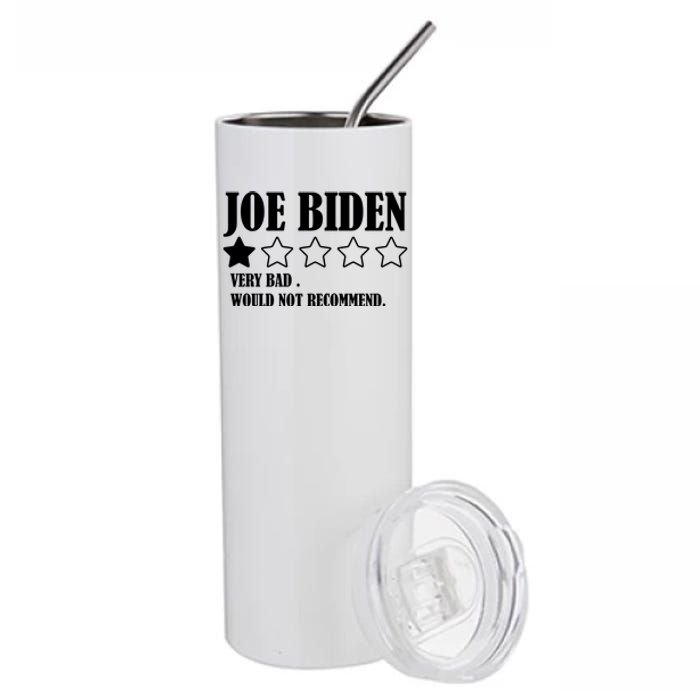 Joe Biden One Star Review Very Bad Would Not Recommend Stainless Steel Tumbler