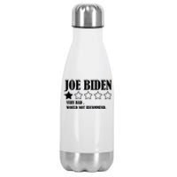 Joe Biden One Star Review Very Bad Would Not Recommend Stainless Steel Insulated Water Bottle