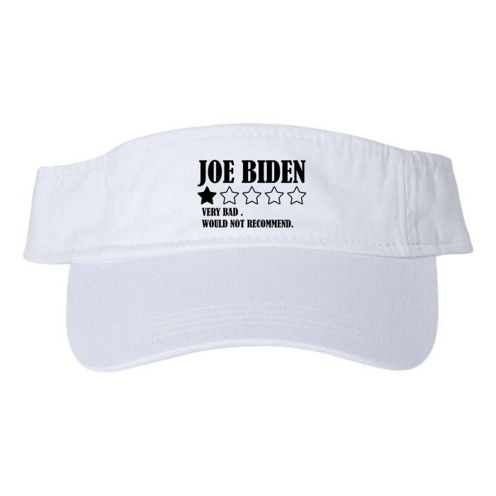 Joe Biden One Star Review Very Bad Would Not Recommend Visor