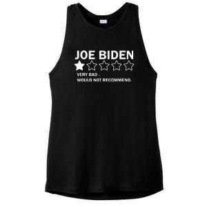 Joe Biden One Star Review Very Bad Would Not Recommend Ladies PosiCharge Tri-Blend Wicking Tank