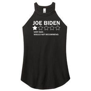 Joe Biden One Star Review Very Bad Would Not Recommend Women's Perfect Tri Rocker Tank