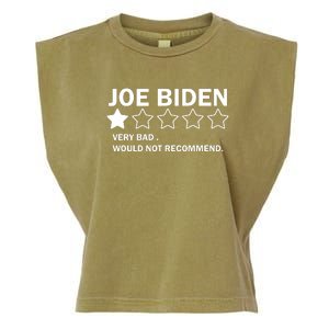 Joe Biden One Star Review Very Bad Would Not Recommend Garment-Dyed Women's Muscle Tee