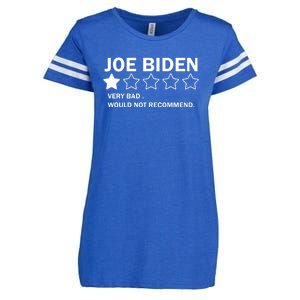 Joe Biden One Star Review Very Bad Would Not Recommend Enza Ladies Jersey Football T-Shirt