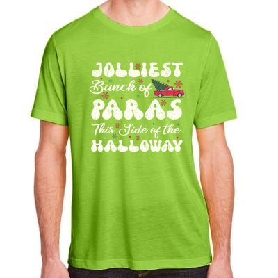 Jolliest Bunch Of Paras This Side Of The Hallway Xmas Adult ChromaSoft Performance T-Shirt