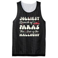 Jolliest Bunch Of Paras This Side Of The Hallway Xmas Mesh Reversible Basketball Jersey Tank