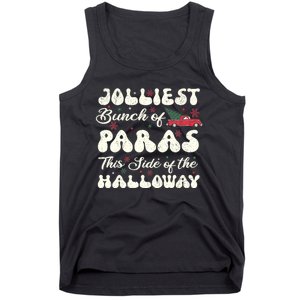 Jolliest Bunch Of Paras This Side Of The Hallway Xmas Tank Top