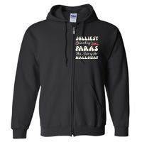 Jolliest Bunch Of Paras This Side Of The Hallway Xmas Full Zip Hoodie