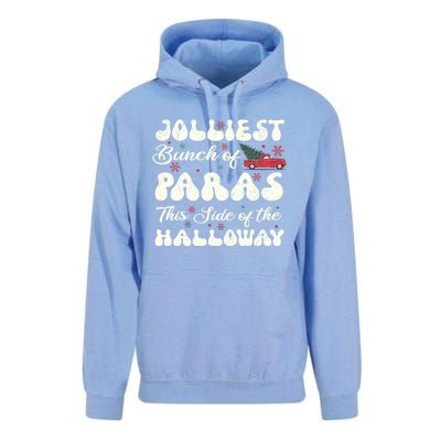 Jolliest Bunch Of Paras This Side Of The Hallway Xmas Unisex Surf Hoodie