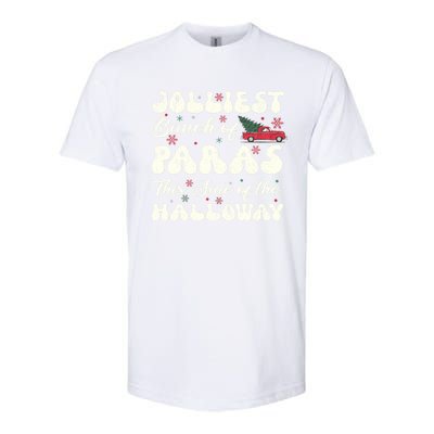 Jolliest Bunch Of Paras This Side Of The Hallway Xmas Softstyle CVC T-Shirt