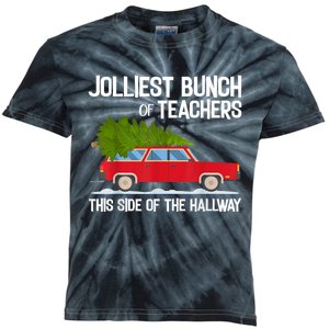 Jolliest Bunch Of Teachers This Side Of The Hallway Kids Tie-Dye T-Shirt