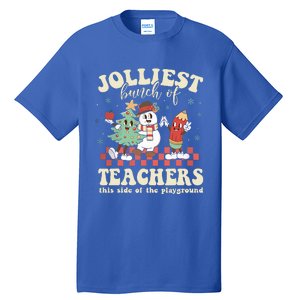 Jolliest Bunch Of Teachers This Side Of The Playground Xmas  Tall T-Shirt