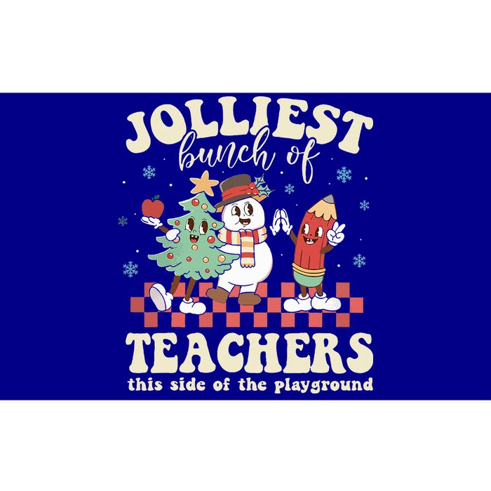 Jolliest Bunch Of Teachers This Side Of The Playground Xmas  Bumper Sticker