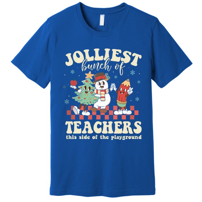 Jolliest Bunch Of Teachers This Side Of The Playground Xmas  Premium T-Shirt