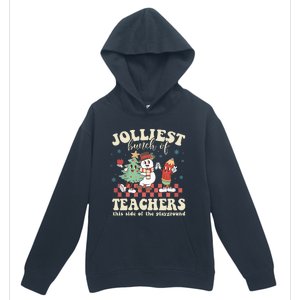 Jolliest Bunch Of Teachers This Side Of The Playground Xmas  Urban Pullover Hoodie