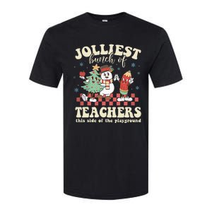 Jolliest Bunch Of Teachers This Side Of The Playground Xmas  Softstyle CVC T-Shirt