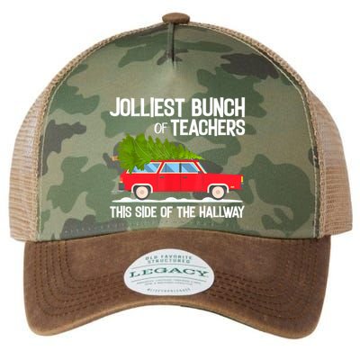Jolliest Bunch Of Teachers This Side Of The Hallway Legacy Tie Dye Trucker Hat
