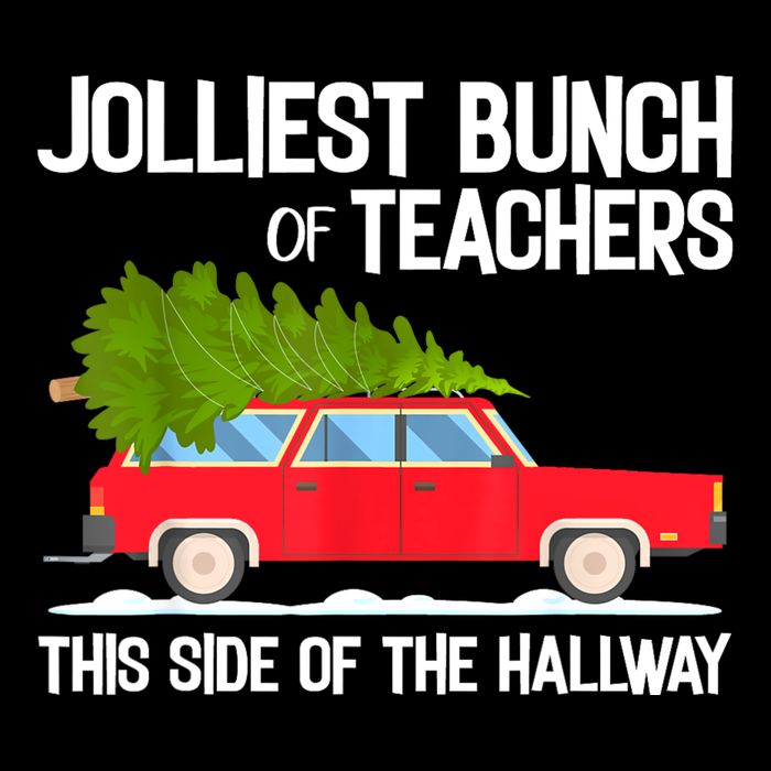 Jolliest Bunch Of Teachers This Side Of The Hallway Cooling Performance Crew T-Shirt