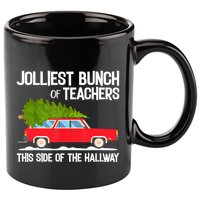 Jolliest Bunch Of Teachers This Side Of The Hallway 11oz C Handle Ceramic Mug