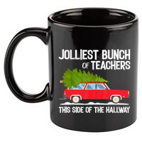 Jolliest Bunch Of Teachers This Side Of The Hallway 11oz C Handle Ceramic Mug