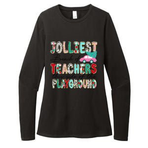 Jolliest Bunch Of Teachers This Side Of The Playground Xmas Womens CVC Long Sleeve Shirt