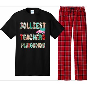 Jolliest Bunch Of Teachers This Side Of The Playground Xmas Pajama Set