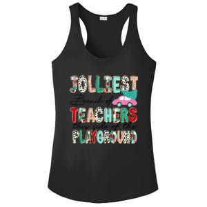 Jolliest Bunch Of Teachers This Side Of The Playground Xmas Ladies PosiCharge Competitor Racerback Tank