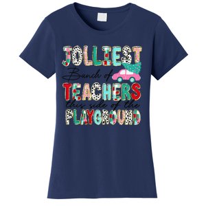 Jolliest Bunch Of Teachers This Side Of The Playground Xmas Women's T-Shirt