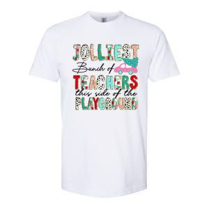 Jolliest Bunch Of Teachers This Side Of The Playground Xmas Softstyle CVC T-Shirt