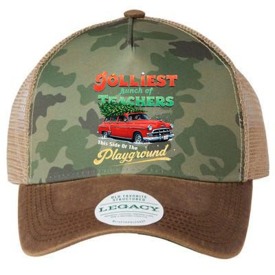 Jolliest Bunch Of Teachers This Side Of The Hallway Legacy Tie Dye Trucker Hat