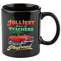 Jolliest Bunch Of Teachers This Side Of The Hallway 11oz C Handle Ceramic Mug