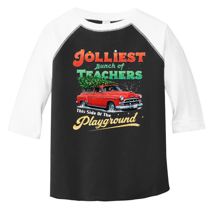 Jolliest Bunch Of Teachers This Side Of The Hallway Toddler Fine Jersey T-Shirt