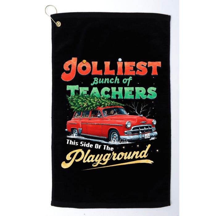 Jolliest Bunch Of Teachers This Side Of The Hallway Golf Towel