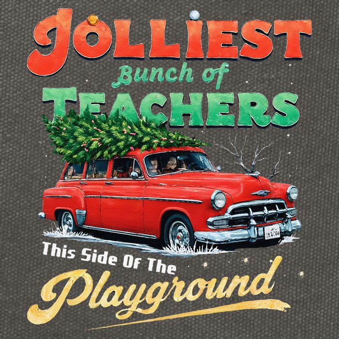 Jolliest Bunch Of Teachers This Side Of The Hallway Cotton Canvas Backpack