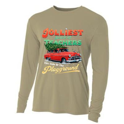 Jolliest Bunch Of Teachers This Side Of The Hallway Cooling Performance Long Sleeve Crew