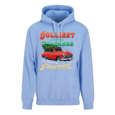 Jolliest Bunch Of Teachers This Side Of The Hallway Unisex Surf Hoodie