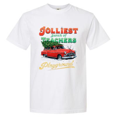 Jolliest Bunch Of Teachers This Side Of The Hallway Garment-Dyed Heavyweight T-Shirt