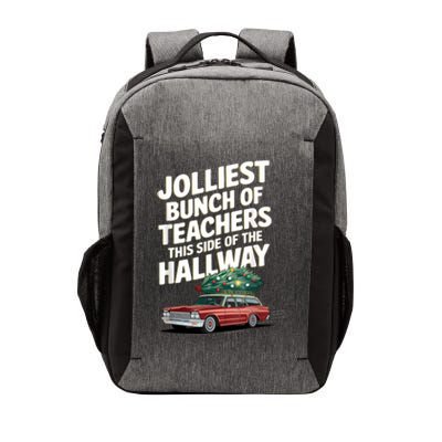 Jolliest Bunch Of Teachers This Side Of The Hallway Xmas Vector Backpack