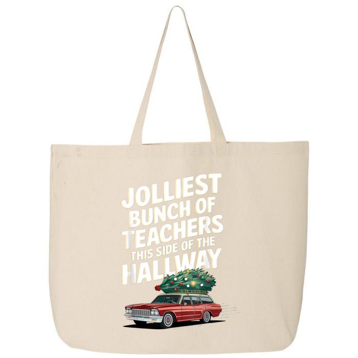 Jolliest Bunch Of Teachers This Side Of The Hallway Xmas 25L Jumbo Tote