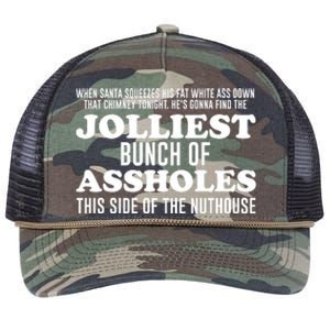 Jolliest Bunch Of Aholes Retro Rope Trucker Hat Cap