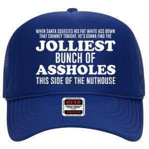 Jolliest Bunch Of Aholes High Crown Mesh Back Trucker Hat