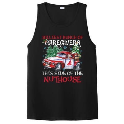 Jolliest Bunch Of Caregivers This Side Of The Nuthouse Xmas Great Gift PosiCharge Competitor Tank