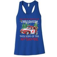 Jolliest Bunch Of Caregivers This Side Of The Nuthouse Xmas Great Gift Women's Racerback Tank