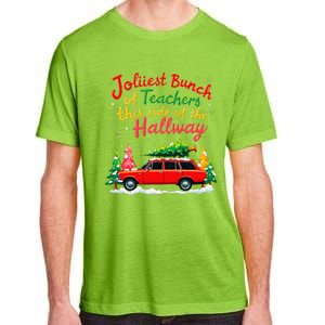 Jolliest Bunch Of Teachers This Side Of The Hallway Xmas Adult ChromaSoft Performance T-Shirt