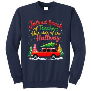 Jolliest Bunch Of Teachers This Side Of The Hallway Xmas Sweatshirt